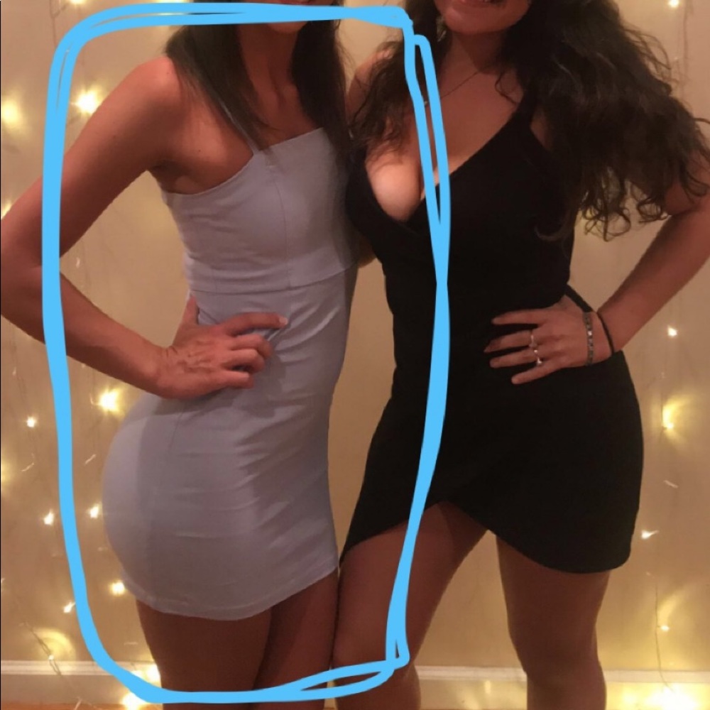 Lilac bodycon dress